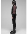 Punk Rave Black Gothic Steampunk Buckle Vest for Men