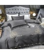 Sliver Vintage Embroidery Comforter Set 