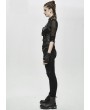 Devil Fashion Black Gothic Punk PU Leather Pocket Harness 