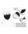 Devil Fashion Black Gothic Cat Ear Mask for Women