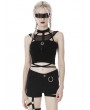 Dark in Love Black Gothic Punk Tank Top for Women