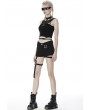 Dark in Love Black Gothic Punk Tank Top for Women