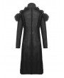 Devil Fashion Black Gothic Punk Winter Warm Long Coat for Men