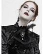 Devil Fashion Black Gothic Retro Velvet Bowtie