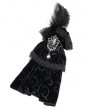 Devil Fashion Black Gothic Retro Velvet Bowtie
