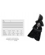 Devil Fashion Black Gothic Retro Velvet Bowtie