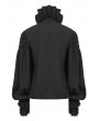 Devil Fashion Black Retro Gothic Palace Long Sleeve Shirt for Men