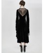 Eva Lady Black Sexy Gothic Velvet Long Party Dress