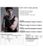 Punk Rave Black Gothic Punk Daily Hole Gloves for Men