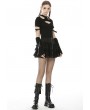 Dark in Love Black Gothic Punk Grunge Lace Mini Skirt