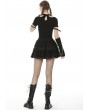 Dark in Love Black Gothic Punk Grunge Lace Mini Skirt