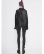 Devil Fashion Black Gothic Punk Long Sleeves Shirt for Women