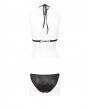 Devil Fashion Black Gothic Two-Piece Bikini Set