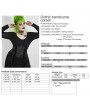 Punk Rave Black Gothic Handsome Plus Size Corset Waistband
