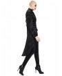 Pentagramme Black Retro Gothic Velvet Party Tailcoat Jacket For Women