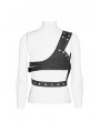Punk Rave Black Gothic Punk Shoulder Embossed Armor Acessory for Women