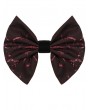 Devil Fashion Red Gothic Retro Jacquard Bowtie for Men