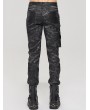 Devil Fashion Black Men's Gothic Punk Do Old Style Long Trousers