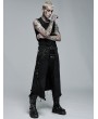 Punk Rave Black Gothic Punk Rock Skirt for Men