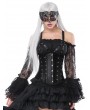 Black Vintage Sexy Harness Underbust Steampunk Corset