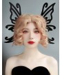 Black Gothic Halloween Witch Big Butterfly Hairpin