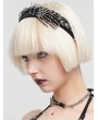 Devil Fashion Black Gothic Punk Metallic Skeleton Pin Headband