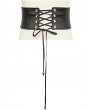 Devil Fashion Black Gothic Punk Cross Buckle Belt Girdle for Men