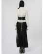 Punk Rave Black Gothic Net Velvet Underbust Corset Waistband