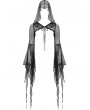 Dark in Love Black Gothic Spider Exaggerated Sleeves Hooded Cape for Women