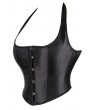 Black Gothic Halter Underbust Waist Training Corset
