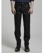 Punk Rave Black Vintage Gothic Gorgeous Jacquard Long Party Trousers for Men