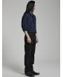 Punk Rave Black Vintage Gothic Gorgeous Jacquard Long Party Trousers for Men