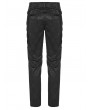 Punk Rave Black Vintage Gothic Gorgeous Jacquard Long Party Trousers for Men