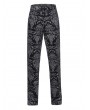 Pentagramme Black Aristocrat Vintage Gothic Print Pattern Pants for Men