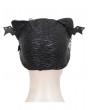 Devil Fashion Black Gothic Punk Drop Chain Buckle Belt Bat Wing Hat