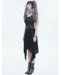 Devil Fashion Black Gothic Punk Pentagram Faux Leather Double Layer Waistband Belt