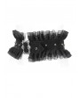 Devil Fashion Black Gothic Buckle Ruffled Lace Girdle for Women