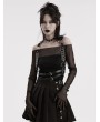 Punk Rave Black Gothic Punk Multiple Metal O-rings Body Harness