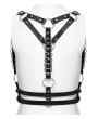 Punk Rave Black Gothic Punk Multiple Metal O-rings Body Harness