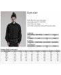Punk Rave Black Gothic Daily Long Sleeve Shirt for Men