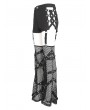 Devil Fashion Black Gothic Punk Detachable Leg Warmers Flared Hot Pants for Women
