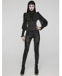 Punk Rave Black Sexy Gothic Lace Splicing Leggings for Women