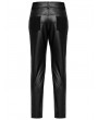 Punk Rave Black Gothic Punk Tight Men's Slim Fit Casual Pants