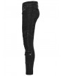 Punk Rave Black Gothic Punk Slim Fit Casual Denim Pants for Men
