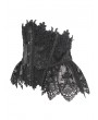 Devil Fashion 
Black Gothic Retro Embroidery Lace Applique Underbust Corset Waistband