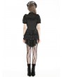 Women's Black Gothic Lace Puffy Bottoms with Detachable Tail