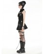 Dark in love Black Gothic Punk Motorcycle Cool Sleeveless T-Shirt for Women
