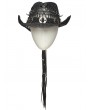 Punk Rave Black Gothic Punk Personalized Hollow Hat for Women