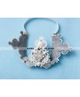 White Pendant Princess Style Headdress