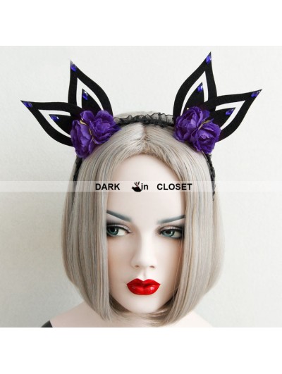 Black Elves Gothic Barrette
